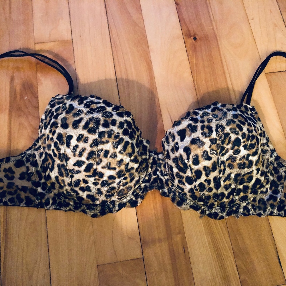 Victoria Secret Pink Leopard Bra 36D
